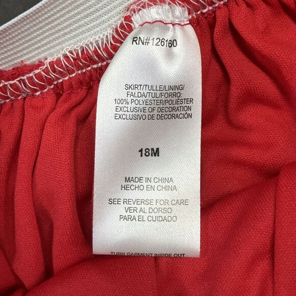 Little Lass Girl Skirt Tights Set / 18M / Santa Elf/ 3 Pieces /Christmas Holiday - Picture 16 of 16